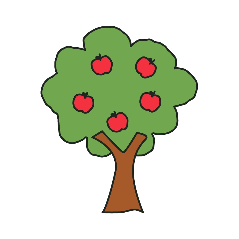 simple apple tree